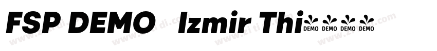 FSP DEMO   Izmir Thi字体转换